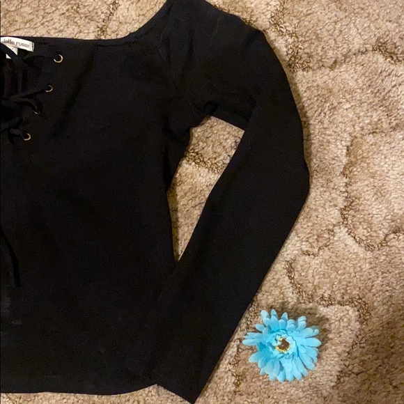 Black crop top - Picture 4 of 4